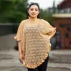 Elegant Knitted Poncho - Image 3