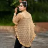 Elegant Knitted Poncho - Image 5