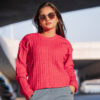 Red Blossom Wool Tops - Image 2